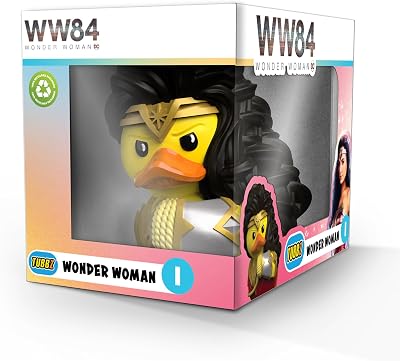 TUBBZ Boxed Edition Wonder Woman Collectible Vinyl Rubber Duck Figure