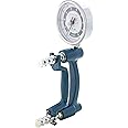 Baseline HiRes Hydraulic Hand Dynamometer for Accurate Grip Strength Readings, 200 LB Capacity, Blue, 12-0243