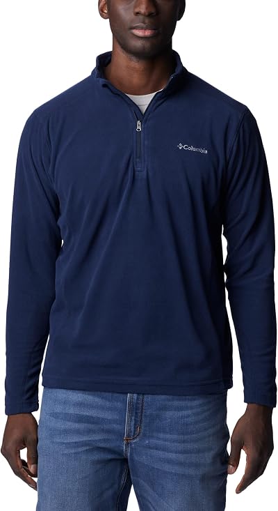 Columbia Klamath Range II Half Zip Fleece Pull Over Collegiate Navy L UK