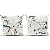 Stupell Industries Expressive Washi Abstraction 2 Piece Outdoor Printed Pillow Set Design by June Erica Vess, 18 x 7 x 18