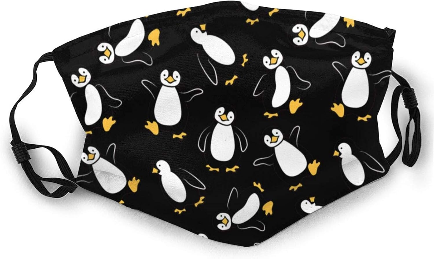 Cute Baby Penguins Face Mask for Women & Men Anti Filter Dust Adjustable Reusable Cloth Washable