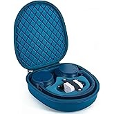 Headphone Case for Sony WH-CH720N WH-CH720NB, Hard Portable Over Ear Headphone Carrying Case, Wireless Headphone Storage Protective Case for Travel Home (Blue-Pattern)