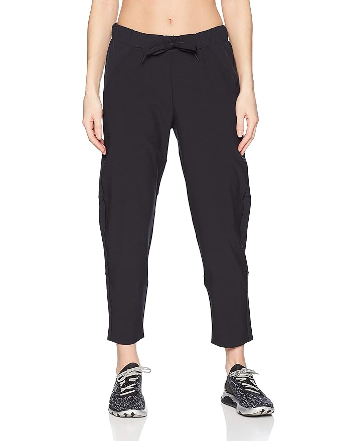 women's ua woven ankle crop