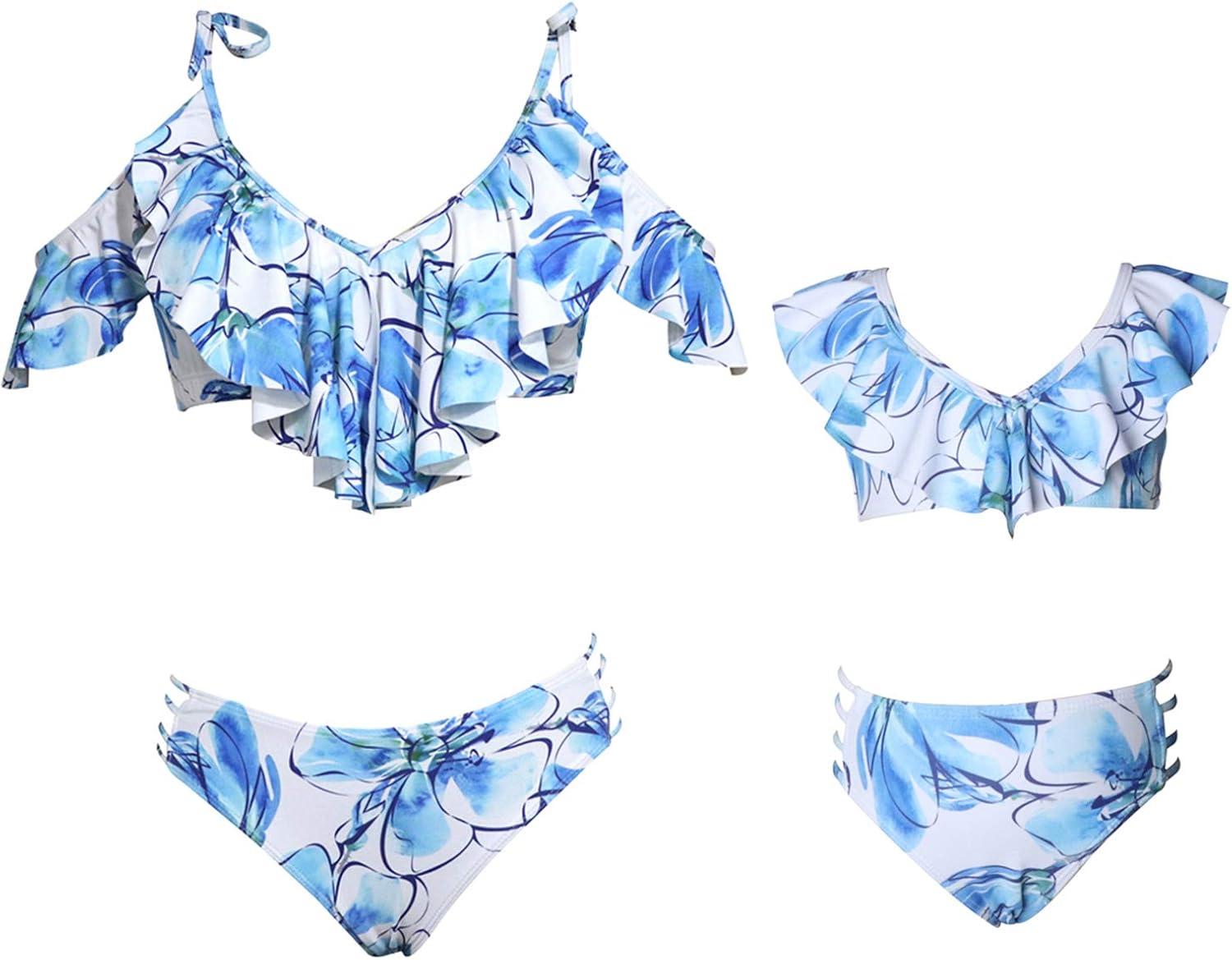 two piece swimsuit for baby girl