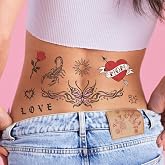 xo, Fetti 28 Realistic Temporary Tattoos | Fake Tat, Bachelorette Favors, Birthday Party Decorations, Cute Festival Accessory, Bridesmaid Favor, Bday Gift, Halloween Costume