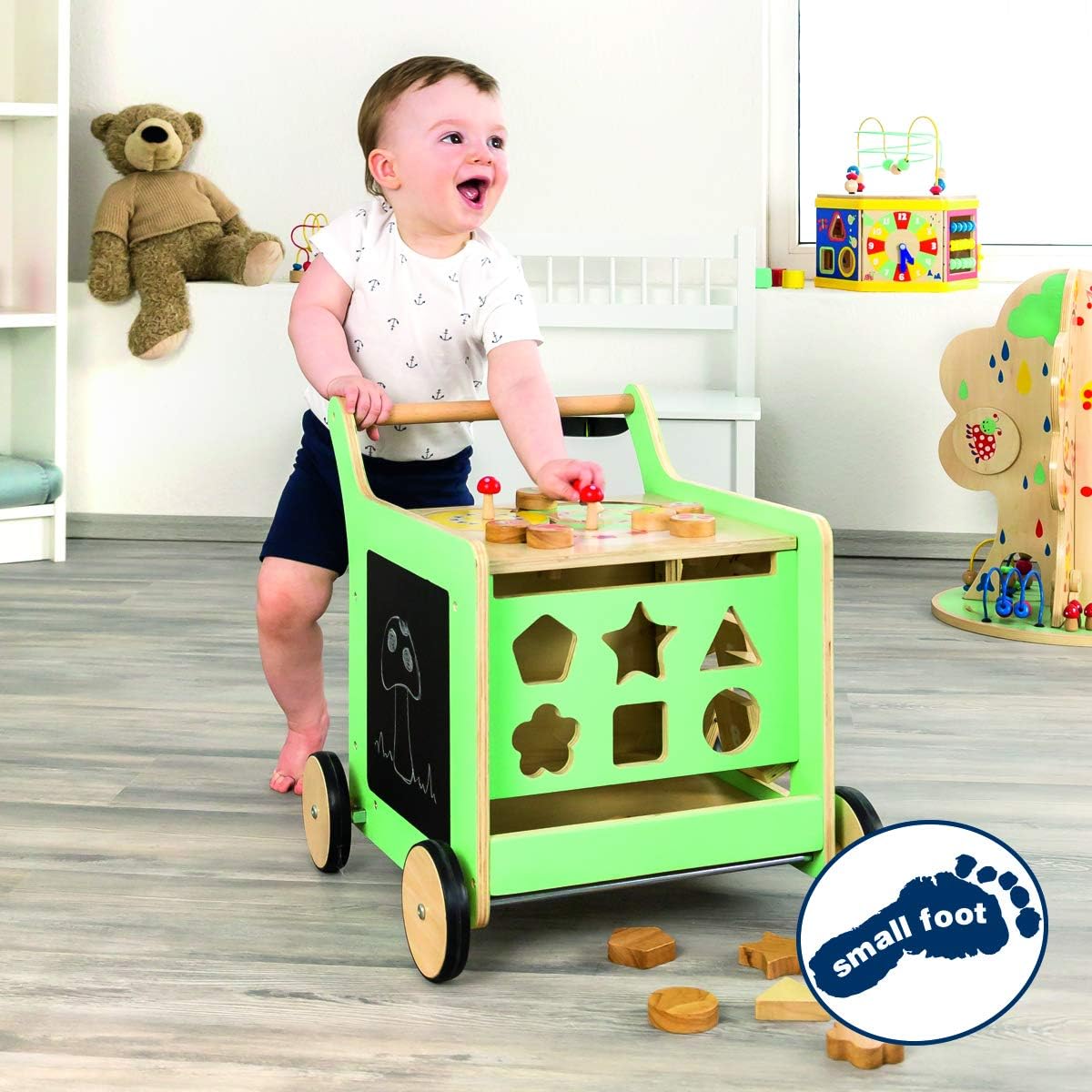 small foot wooden toys walker