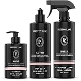 Preston Lane Luxury Kitchen Set – Hand Wash, Dish Soap & All-Purpose Cleaner | Plant-Powered Cleaning Essentials Bundle with Fine Italian Fragrance, Mayfair Scent