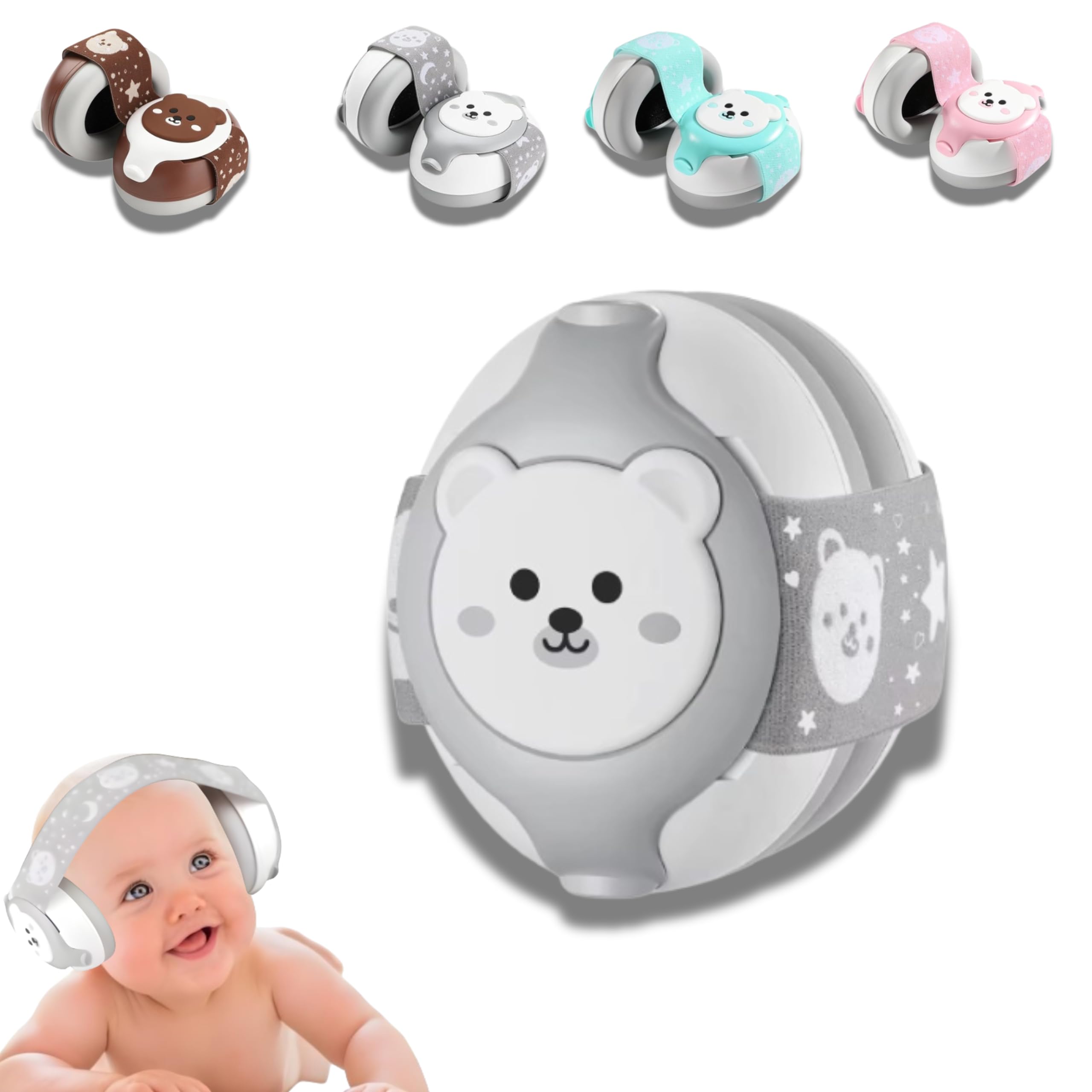 Hcol Baby Earmuffs (GRAY)