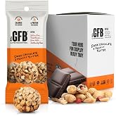 The GFB Chocolate Peanut Butter Protein Bites, Certified Gluten Free Snacks | Dark Chocolate Peanut Butter Snack Bites w/ 4g Plant Based Protein | Vegan, Soy Free &amp; Non-GMO | 1.2oz Snack Bags, 10 Pack