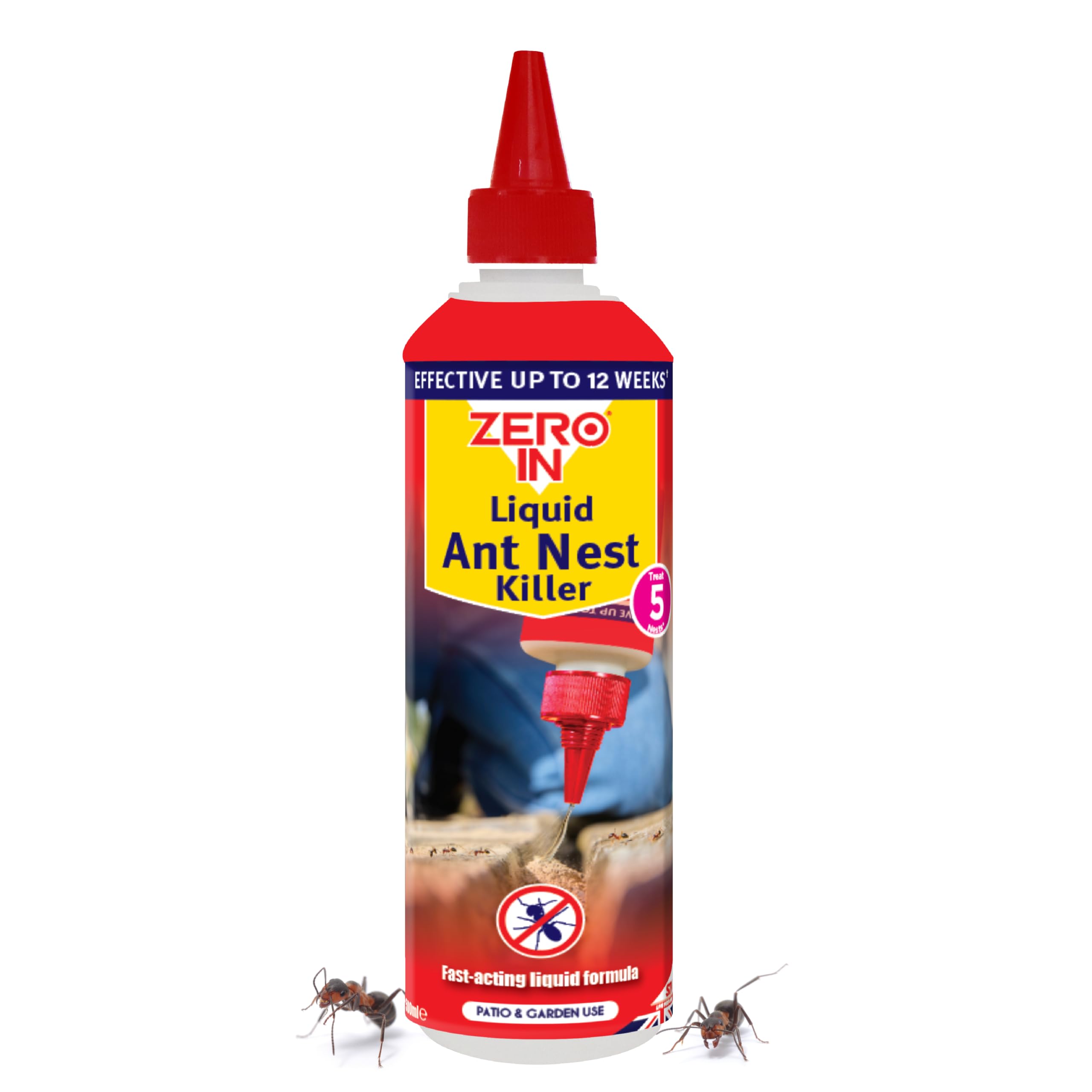 Zero In Ultra Power Household Pest Killer Spray 600ml – Kills Fleas, Bed Bugs, Clothes Moths & Crawling Insects on Contact – Long-Lasting Professional Strength Insecticide for Home Use