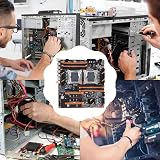 KVSERT X99 Dual CPU Motherboard 2xE5 2630 V3 4G DDR4 RECC RAM LGA 2011-V3 view 3