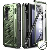 SUPCASE for Samsung Galaxy Z Fold 5 Case with S Pen Holder, Guldan | Built-in Screen Protector, Kickstand, Military-Grade Drop Protection, Full-Body Rugged, Unicorn Beetle Pro