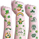 DmHirmg St Patricks Day Temporary Tattoos for Kids Boys Girls,Kids St Patricks Day Day Tattoos Sets, Waterproof Fake Tattoo S
