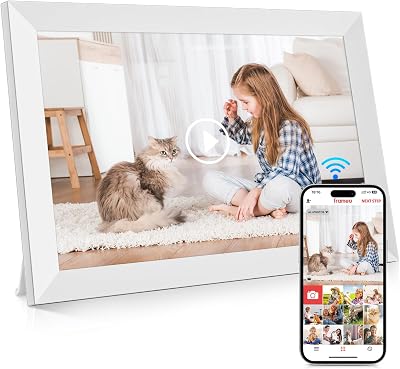 GGUA 10.1 Inch WiFi Digital Photo Frame 64GB IPS Touch Frameo Sharing