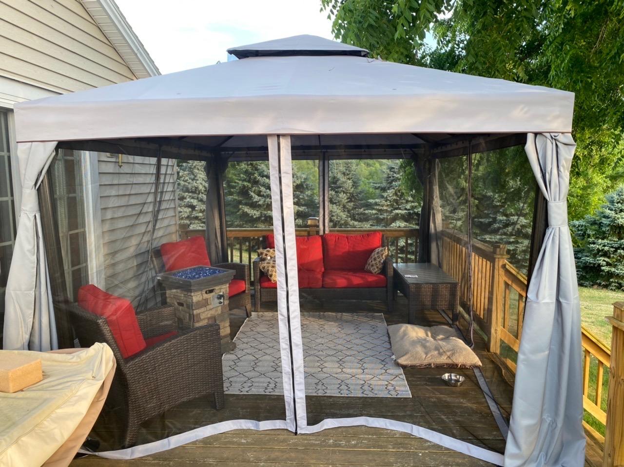 37/mo Finance Grand Patio 10x13 Ft Patio Gazebo,Outdoor Gazebo