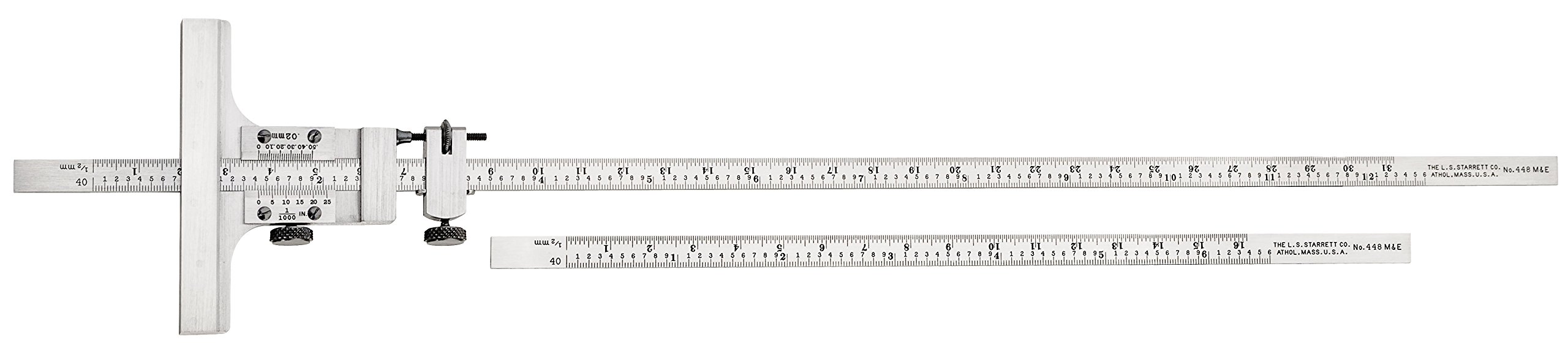 Starrett 448MEZ-612 Vernier Depth Gauge