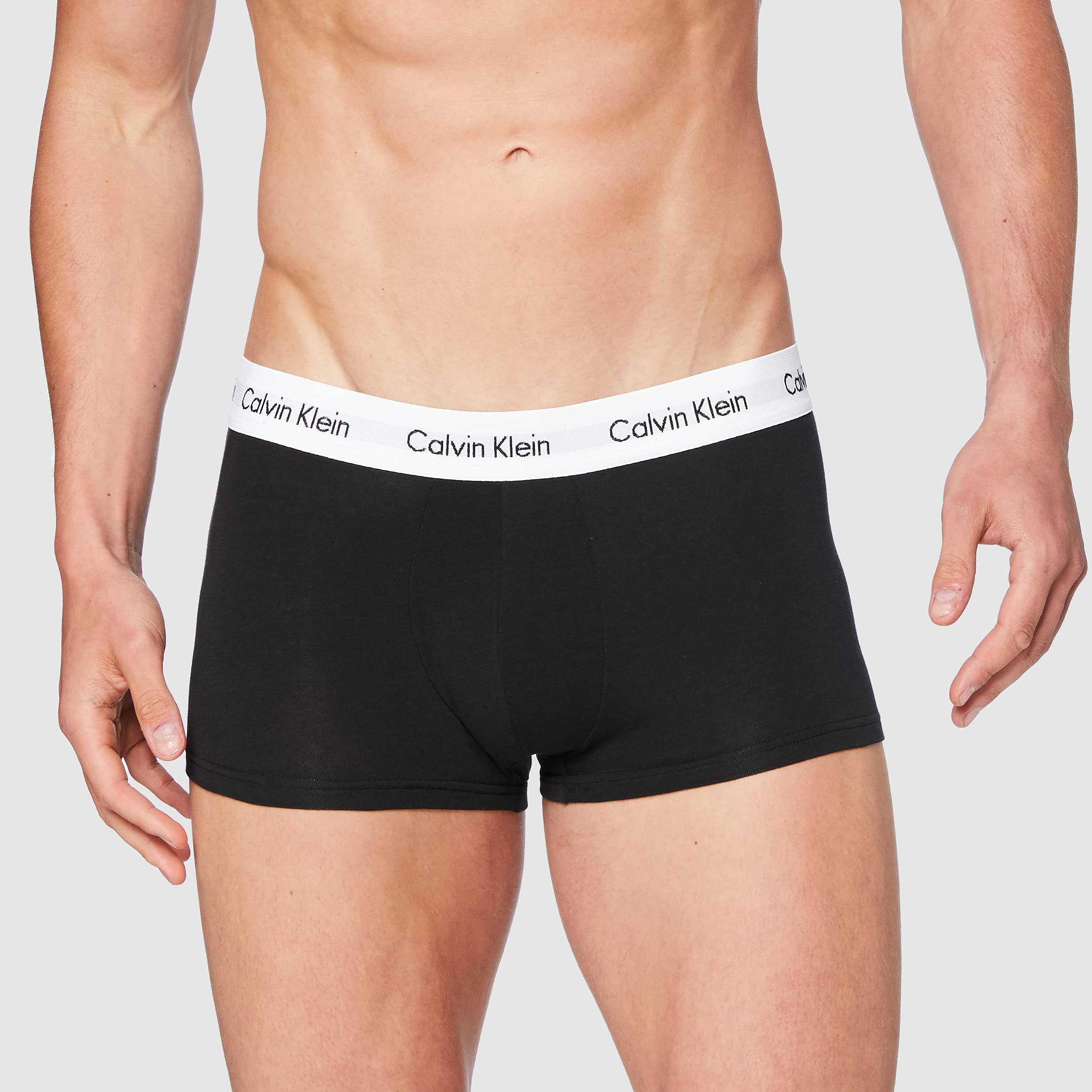 Calvin Klein Underwear Men's Hip Shorts Pack of 3 - Cotton Stretch