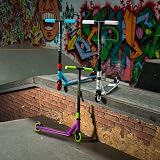 Xootz Toxic Stunt Scooter Purple 6+ Steel T-Bar 100mm Wheels Abec 7 view 3