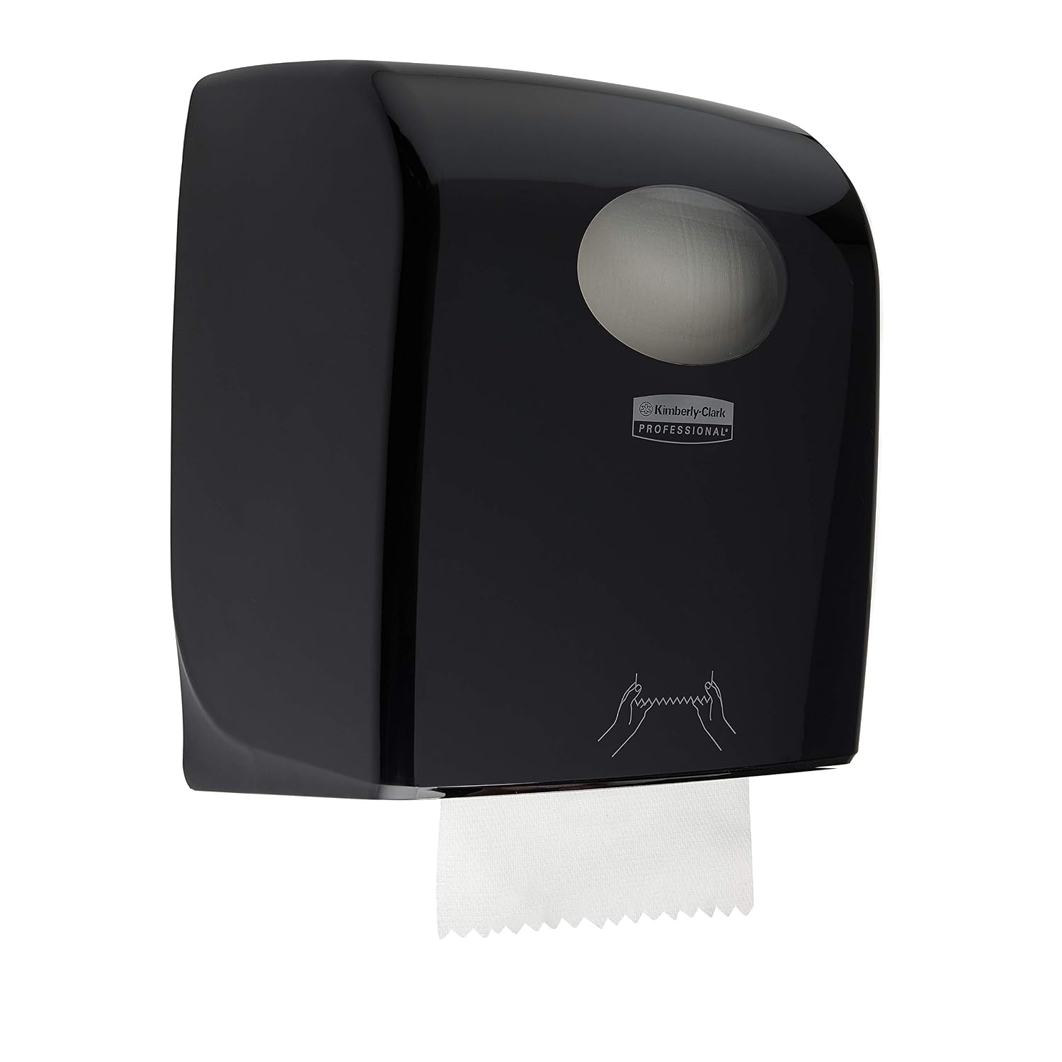Aquarius 7376, Rolled Hand Towel Dispenser, Black, 1 x 1 Dispenser, White - Image 5