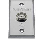RESALET NO/COM Push Exit Release Button Switch Aluminum Alloy Panel for Hollow Door Access Control Systems Home Secuirty