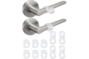 Strongest Home 6+4 Pack Door Stop Wall Protector for Door Handle - Clear & Invisible Wall Stoppers Wall Protector, Damage-Fre