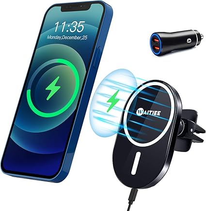 WAITIEE Magnetic Wireless Car Charger 