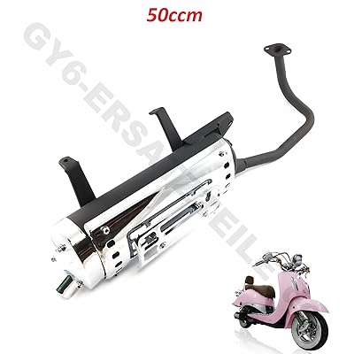 Buy EXHAUST MUFFLER RETRO VINTAGE STYLE SCOOTER 50-80cc GY6 CHINESE SCOOTER  MOPED MAY FIT SOME MODELS FROM TAOTAO JMSTAR BMS BAOTIAN BENZHOU FIRENZE  YIYING ZNEN KEEWAY HERITAGE CALI VITACCI LANCE Online in