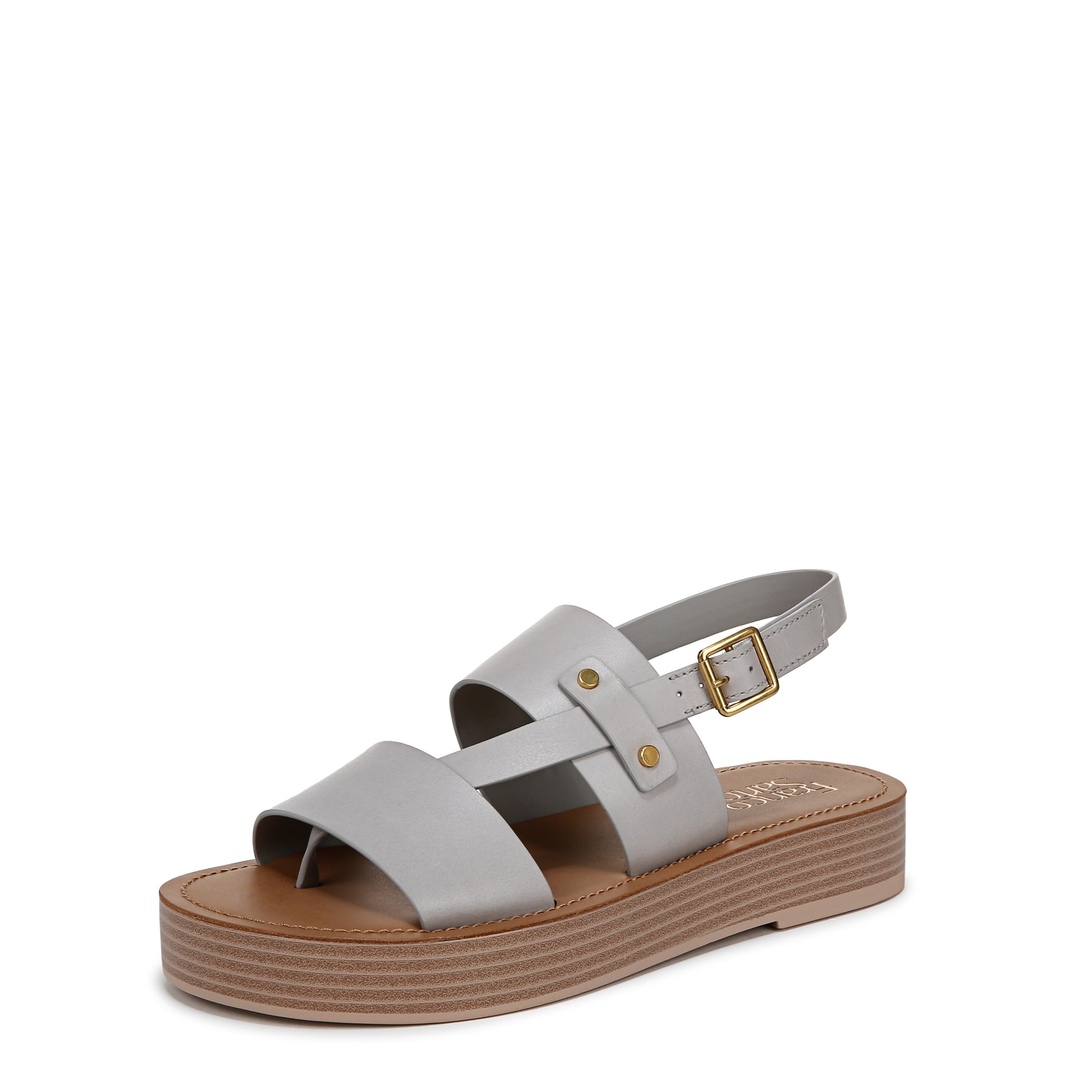 Franco Sarto Womens Genova Sandal Modern Grey 10 M