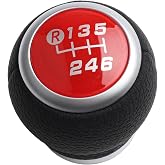 Vacumist 6 Speed Manual Gear Shift Knob for Toyota 86 for BRZ for SCION FR-S 2013-2020, Direct Replacement Plastic Shifter Knob