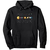 Funny Solar System - Astronauts Space Video Games Pullover Hoodie