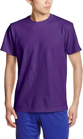 Amazon Gildan メンズtシャツ L 紫 Tシャツ カットソー 通販