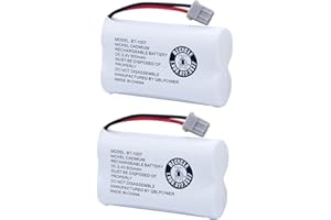 QBLPOWER BT-1007 Rechargeable Cordless Telephone Batteries BT1007 BBTY0651101 BT904 BT-904 BT1015 BBTY0460001 BBTY0700001 HHR-P506 HHR-P506A (2 Pack)