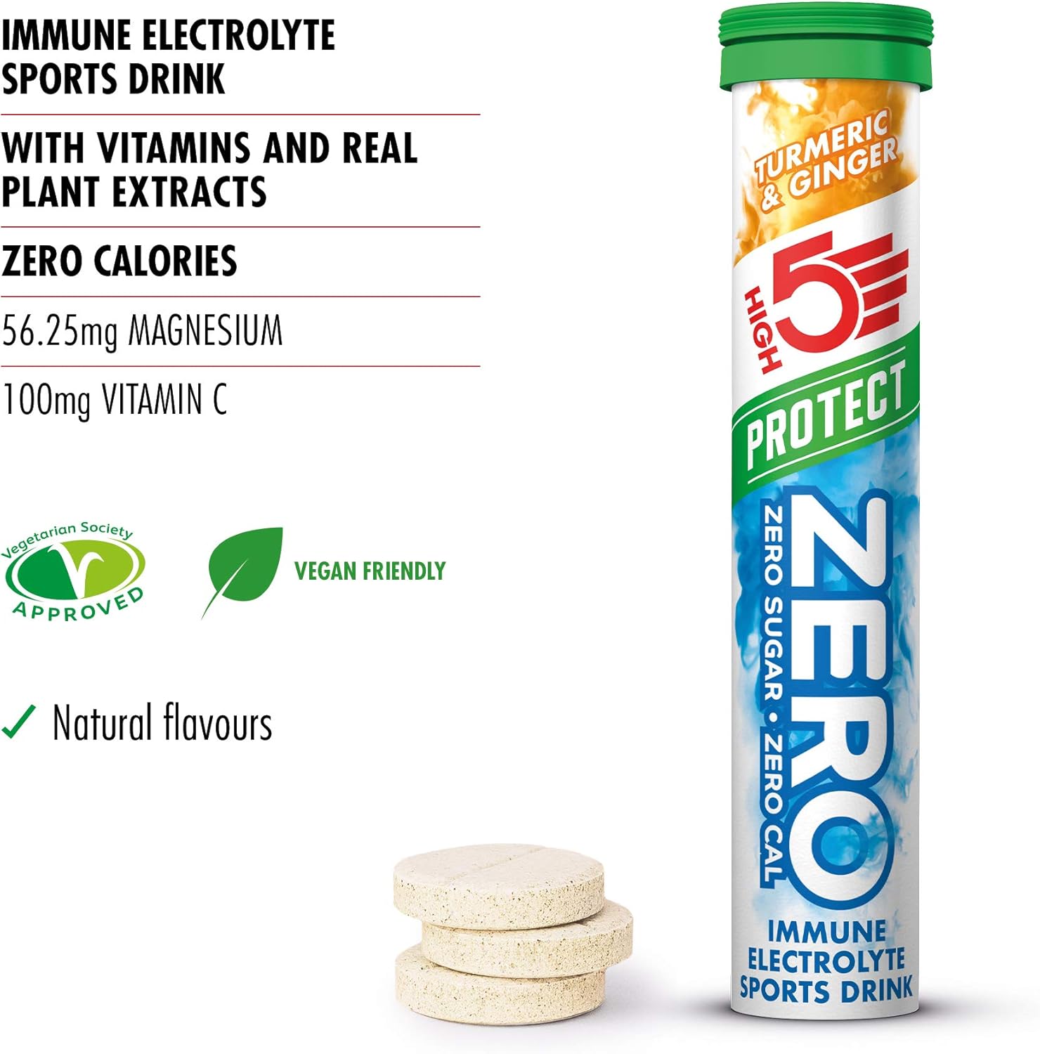 HIGH5 Zero Protect Immune Booster Electrolyte Hydration Tablets Added