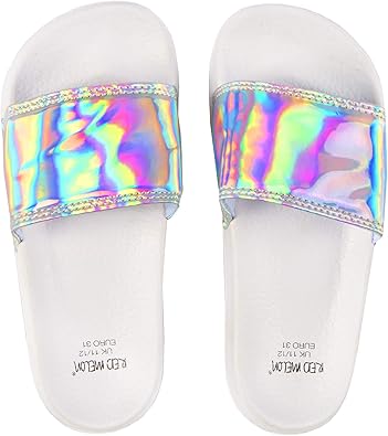 girls glitter sliders