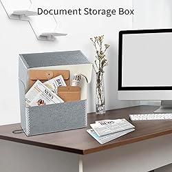 Lineco Archival Document Storage Box with Metal