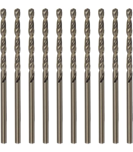 QUARKZMAN 4 Forets Hélicoïdaux 3mm Extra Longs 300mm - Acier Rapide Pour Bois Aluminium