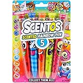 Scentos Scented Gel Pens for Kids - Assorted Colorful Pens - Fine Point Gel Pen Set - For Ages 3 and Up - 5 Count