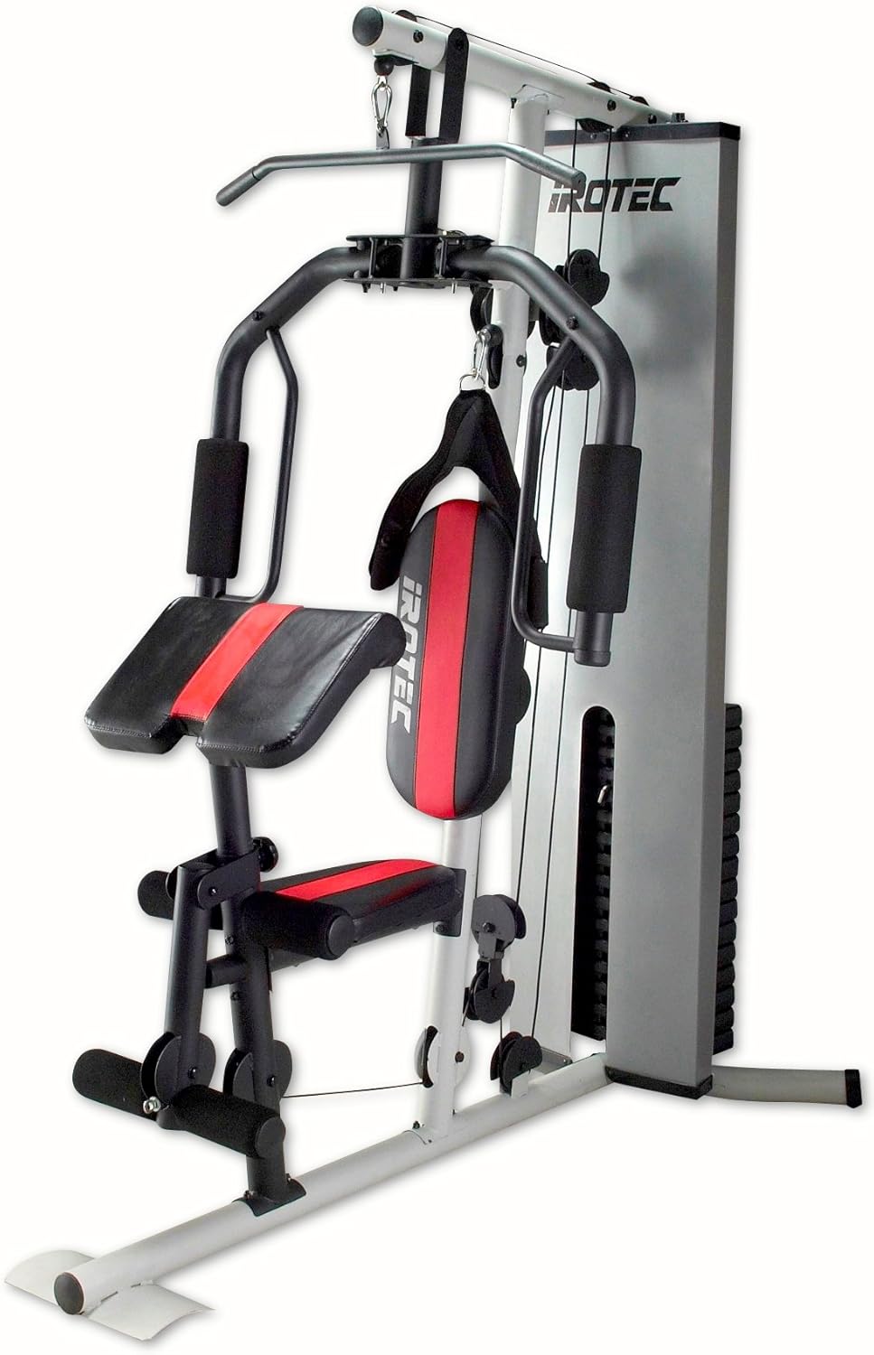 Amazon Irotec アイロテック パワーボディジム２００ポンド 約９０ｋｇ タイプ ホームジム マルチジム Irotec 大型マシン
