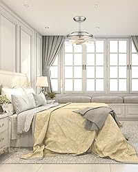 EAPUDUN Semi Flush Mount Ceiling Light, 2-Light