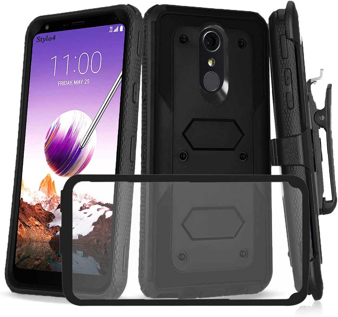 Best lg stylo 4 phone case holster clip
