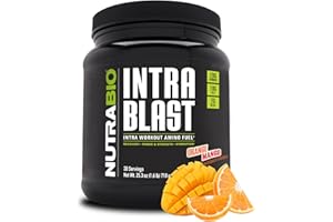 NutraBio Intra Blast Electrolyte Performance Matrix (723 g) 30 Servings, Orange Mango