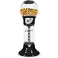 Giant Gumball Machine with Stand - Commercial Bubble Gum Machine 5`6" Height Spiral Gumball Vending Machines - Coin Mechanism $0.25 - Dispenses 1” Gumballs - Black