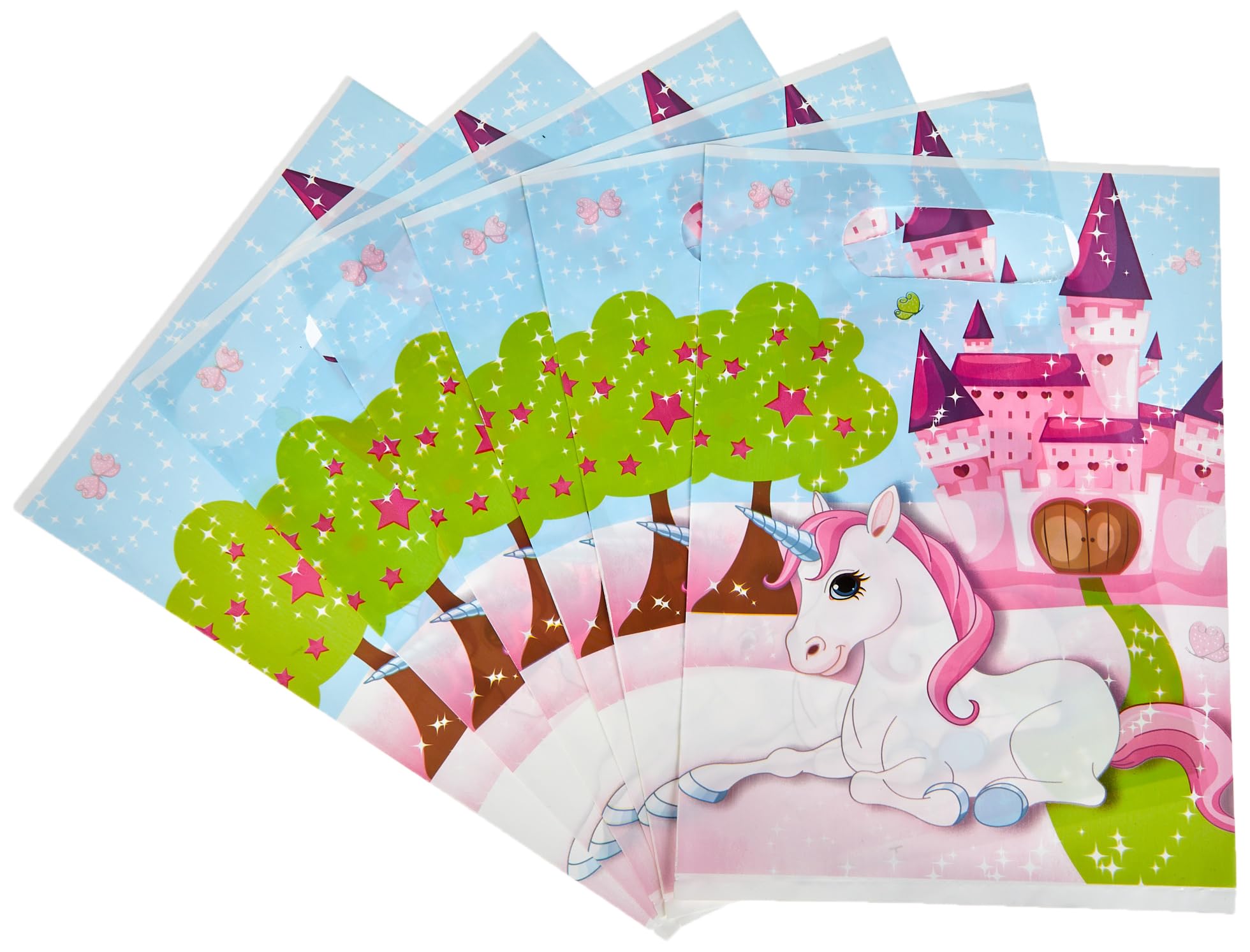 Procos Party Bags for Children's Birthday Parties or Mott Party, Pack of 6