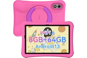 UMIDIGI Kids Tablet G1 Tab 10.1" Android 13 Tablet, 8(4+4)GB+64GB up to 1TB, 2.4/5G WiFi 6 Android Tablets for Kids, 8MP+8MP 