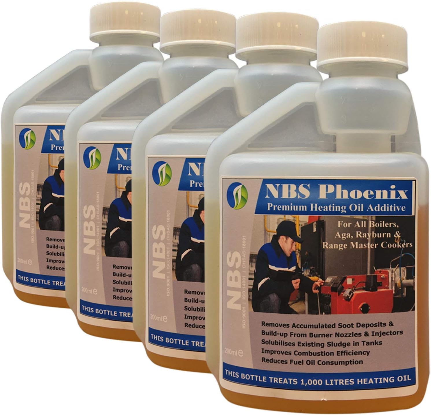 NBS PHOENIX Premium Heating Oil Additive 4x200ml