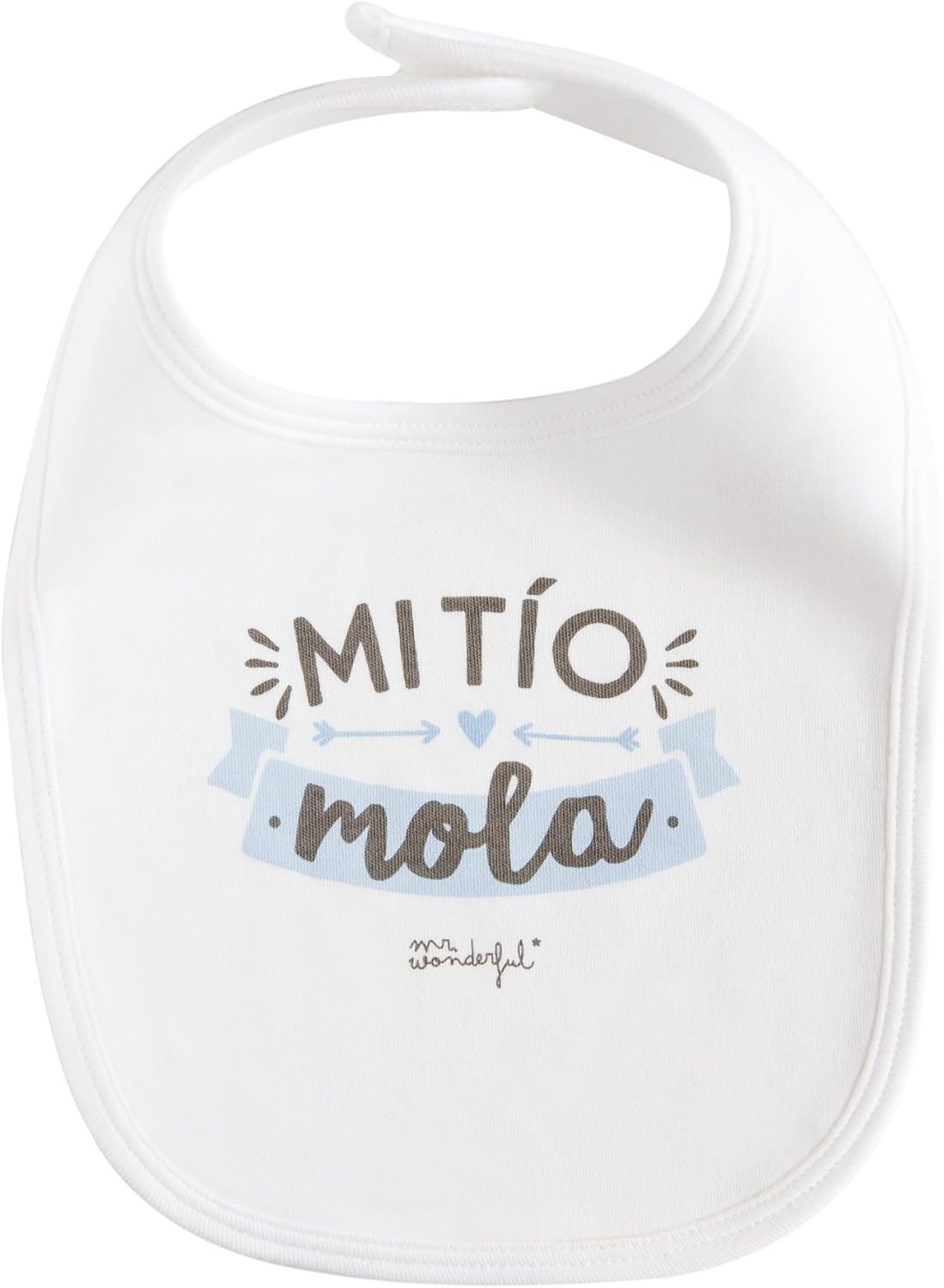 Mr Wonderful WOA03701ES - Babero con mensaje