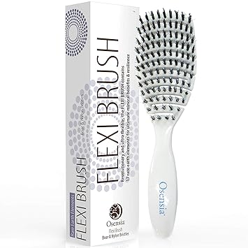 Amazon Com Detangling Flexi Brush Pain Free Natural Boar