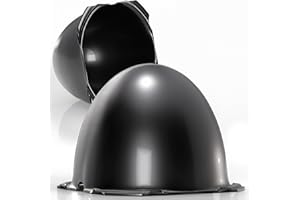 Janaa | Pack of 10 | Recessed Light Cover | Fits Up to 7.4 Inch Diameter and 5.5 Inch Height | Fire-Resistant & Energy-Saving