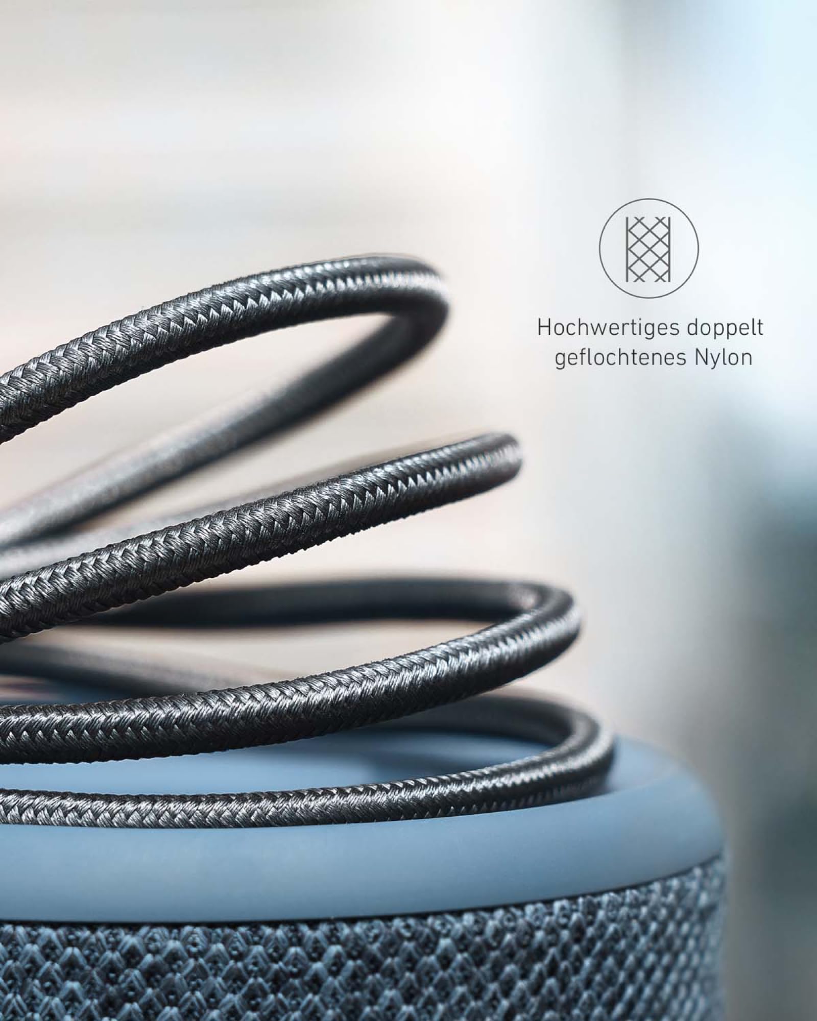 Anker USB C Kabel, [2 Stück 0,9m] Ladekabel USB C Nylon Geflochten Schnellladekabel, USB auf USB C Kabel für Samsung Galaxy S24 S23 S22 Ultra Note 20 iPhone 16 15 14 Pro Max iPad MacBook 5