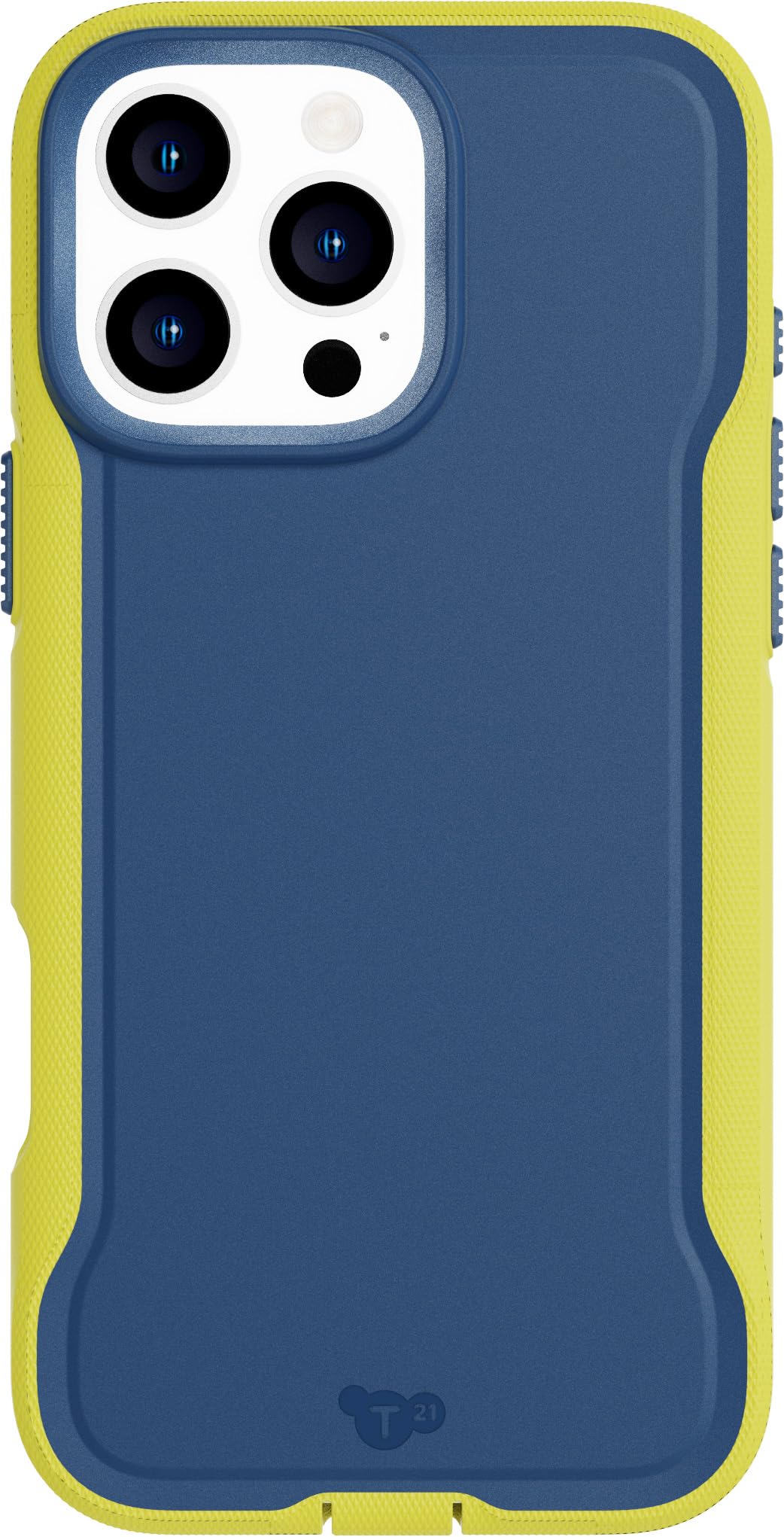 Tech21 EvoPro for iPhone 16 Pro Max Compatible with MagSafe - Impact Protection Case 21x Military Standard Tested - in Navy/Yellow